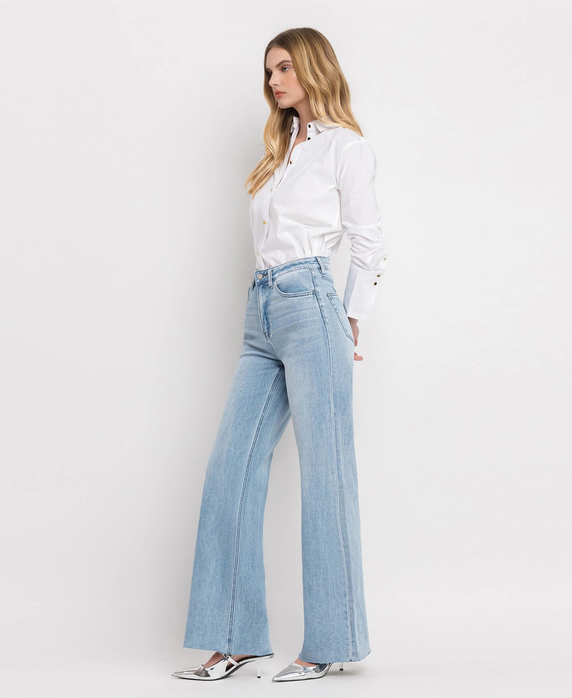 Work Song - Super High Rise Wide Leg Jeans