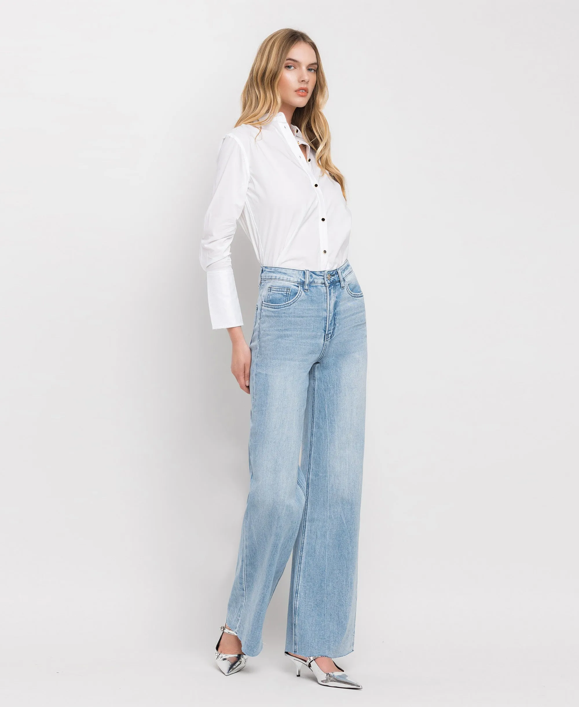 Work Song - Super High Rise Wide Leg Jeans